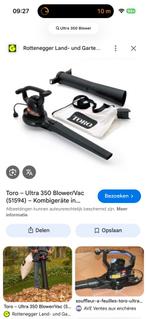 Toro 350 bladblazer tube (afzuigbuis), Ophalen, Met zuigfunctie, Handgedragen, Zo goed als nieuw
