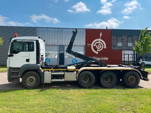 MAN TGS 35.440 8x4 haakarm manual (bj 2012), Auto's, Vrachtwagens, Bedrijf, Te koop, MAN, Diesel, Euro 5, BTW verrekenbaar
