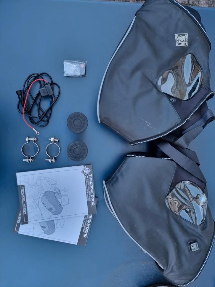 Elektrische Handmoffen Motor/Scooter - Complete Set, Fietsen en Brommers, Brommers | Toebehoren, Ophalen