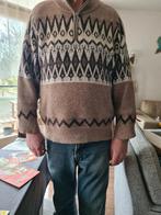Bruine trui met Noors motief - Maat xl, Kleding | Heren, Maat 52/54 (L), Ophalen of Verzenden, Zo goed als nieuw, Onbekend