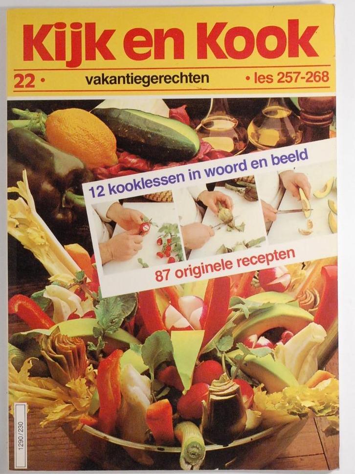 Vakantiegerechten - 12 kooklessen (1984), Boeken, Kookboeken, Zo goed als nieuw, Verzenden