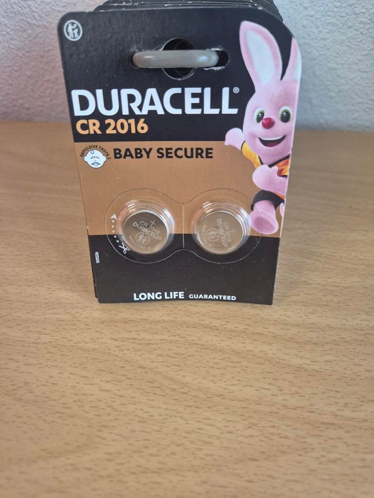Duracell knoopbatterijen CR2016, Ophalen of Verzenden