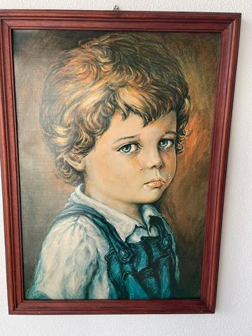 Prent vintage jaren 70 print beschikbaar voor biedingen