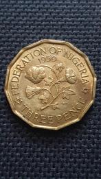 3 Pence 1959 Nigeria, Postzegels en Munten, Munten | Afrika, Ophalen of Verzenden, Losse munt, Nigeria