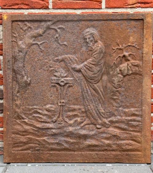 haardplaat " De Winter ", Antiek en Kunst, Curiosa en Brocante, Ophalen