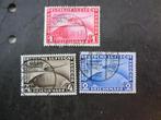 Duitse Rijk LP serie 496-498 Gestempeld,( Chigagofahrt), Ophalen of Verzenden, Overige periodes, Gestempeld
