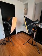 Complete elinchrom studio flitsset, BX-500 ri & BX 250 ri, Ophalen, Zo goed als nieuw, Lamp of Flitsset