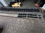 Vaste Rubberen Dumbells 2,5kg t/m 40kg, Sport en Fitness, Fitnessmaterialen, Ophalen, Gebruikt, Dumbbell