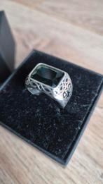Outlaws Green Gem zilveren ring  met groene steen - Maat 11, Sieraden, Tassen en Uiterlijk, Ringen, Nieuw, Ophalen of Verzenden