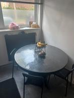 Eettafel mangohout, Huis en Inrichting, Tafels | Eettafels, 200 cm of meer, Zo goed als nieuw, Rechthoekig, 50 tot 100 cm