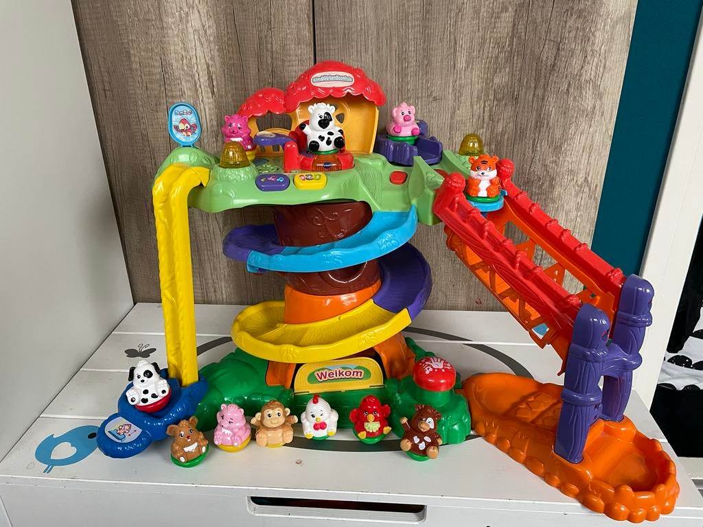 VTech Zoomi Zooz klim en verken boomhuis., Ophalen of Verzenden, Zo goed als nieuw, Auto, Met licht