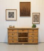 Grenen dressoir, Werkbank, Houten dressoir, Ladekast, Kastje, Antiek en Kunst, Curiosa en Brocante, Ophalen of Verzenden