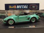 Porsche 930 slant nose cabriolet groen Revell metal 1:18 KRD, Hobby en Vrije tijd, Modelauto's | 1:18, Ophalen of Verzenden, Zo goed als nieuw