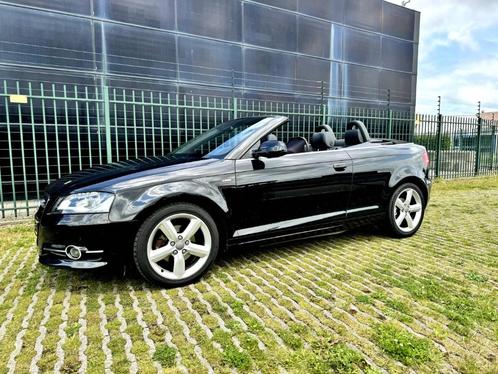 Zeer nette Audi A3 1.2 Tfsi Triple S-Line Cabriolet Zwart, Auto's, Audi, Particulier, A3, ABS, Airbags, Airconditioning, Boordcomputer