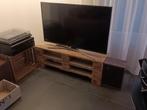 Tv meubel van pallets., Ophalen, Gebruikt, 100 tot 150 cm, Minder dan 100 cm