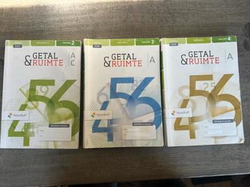 Getal en Ruimte 12e editie Wiskunde A VWO deel 2, 3, 4 beschikbaar voor biedingen