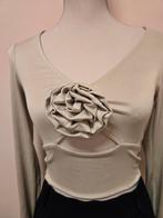 Damestopje | met roos, Ophalen of Verzenden