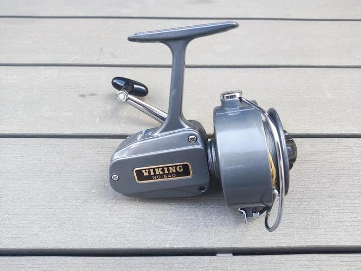 Vismolen viking no. 540 met beugel klassieker, Watersport en Boten, Hengelsport | Algemeen, Gebruikt, Molen, Ophalen of Verzenden