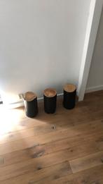 Bijzettafel Muubs boomstam kersenhout, Ophalen, Zo goed als nieuw, Minder dan 50 cm