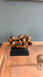 Luxe gouden zeepokken op sokkel, Huis en Inrichting, Woonaccessoires | Overige, Ophalen, Zo goed als nieuw