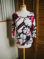Wit bloemenshirt BASLER maat L, Wit, Ophalen of Verzenden, Zo goed als nieuw, Lange mouw