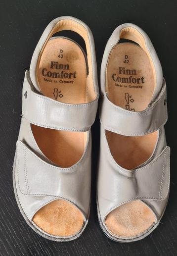 Nieuw FINN COMFORT PROPHYLAXE Sandalen grijs glad leer, m 42 beschikbaar voor biedingen