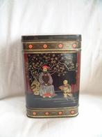 Netjes groot blik Chinees voorstelling oid., Verzamelen, Blikken, Ophalen of Verzenden, Gebruikt, Overige