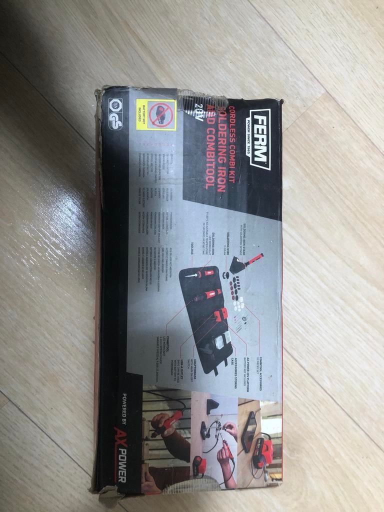 Ferm Accu Soldeerbout Combitool 20V, Doe-het-zelf en Verbouw, Gereedschap | Lasapparaten, Nieuw, Elektroden, Minder dan 150 ampère