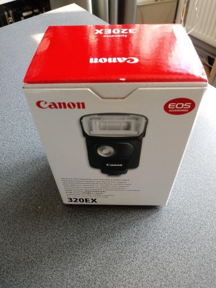 Canon Speedlite 320EX (nieuw), Audio, Tv en Foto, Fotografie | Flitsers, Nieuw, Canon, Ophalen