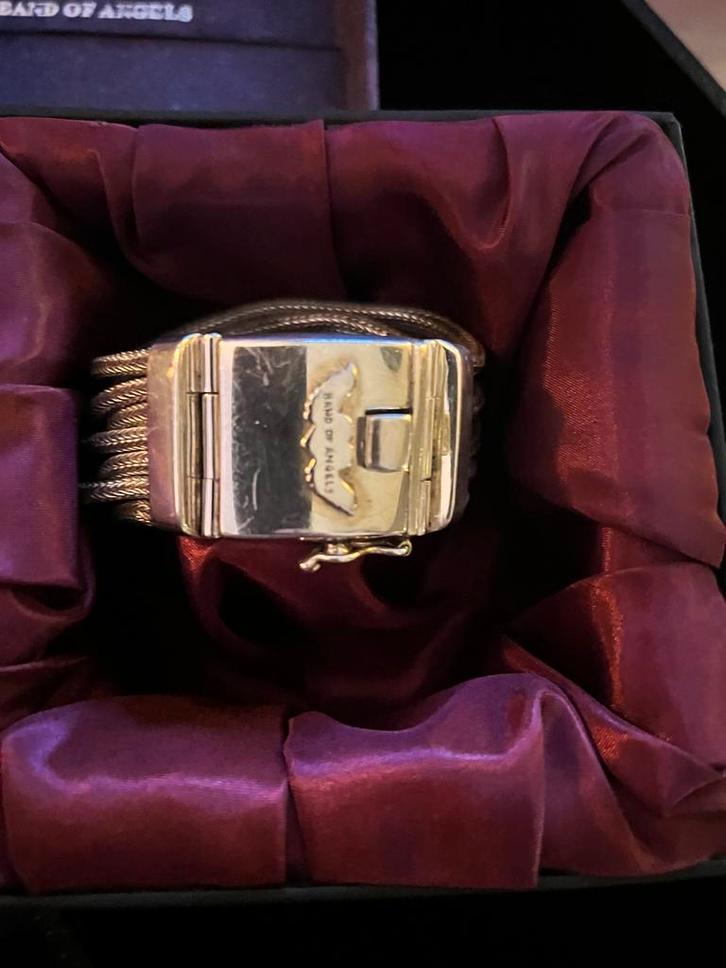 Band of Angels Zilveren Armband 925, Sieraden, Tassen en Uiterlijk, Ringen, Zo goed als nieuw, Dame of Heer, 17 tot 18, Zilver