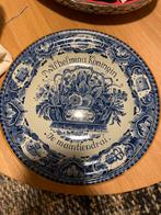 Delfts blauw bord Wilhelmina, Antiek en Kunst, Antiek | Keramiek en Aardewerk, Ophalen