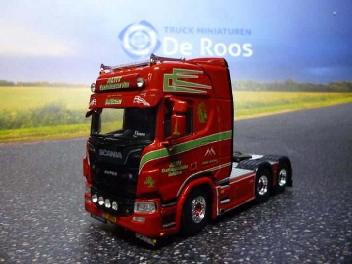 WSI Scania R Highline Aktiv containerservice, Hobby en Vrije tijd, Modelauto's | 1:50, Nieuw, Bus of Vrachtwagen, Wsi, Verzenden