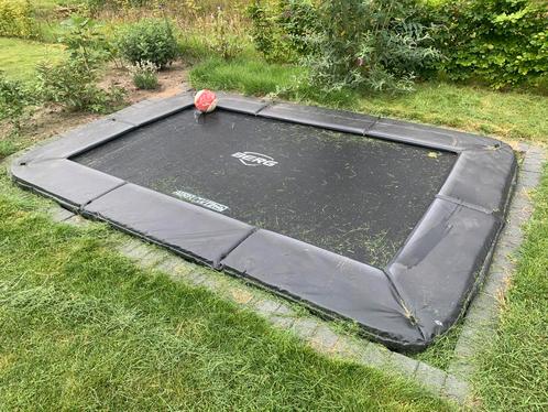 BERG SPORTS ULTIM CHAMPION INGROUND 330 GREY, Kinderen en Baby's, Speelgoed | Buiten | Trampolines, Zo goed als nieuw, Ophalen