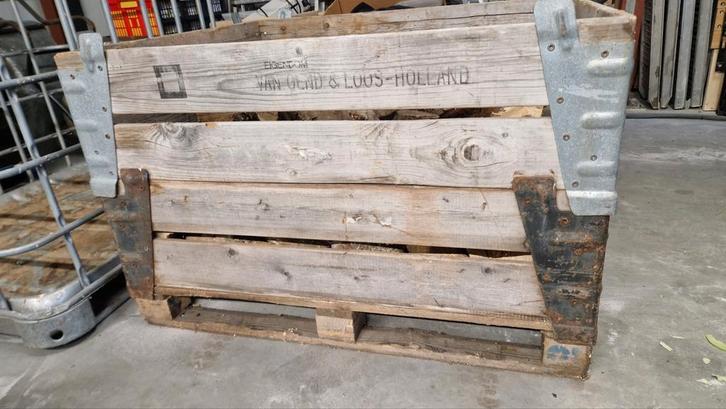 Houten Kist / Palletbox, Tuin en Terras, Bloembakken en Plantenbakken, Ophalen
