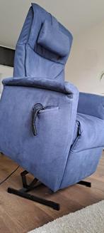 Blauwgrijze Easysit sta-op stoel, Huis en Inrichting, Fauteuils, Ophalen, Klassiek, 75 tot 100 cm, Zo goed als nieuw