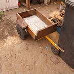 Aanhangertje voor mini tuintractor, Tuin en Terras, Zitmaaiers, Ophalen, Zo goed als nieuw, 120 cm of meer