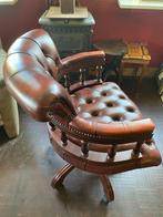 winchester captain chair, Ophalen, Gebruikt, Bruin, Bureaustoel