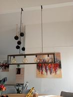 Te koop mooie industriële lamp eettafel, Industrieel zwart, Ophalen of Verzenden, Zo goed als nieuw, Metaal