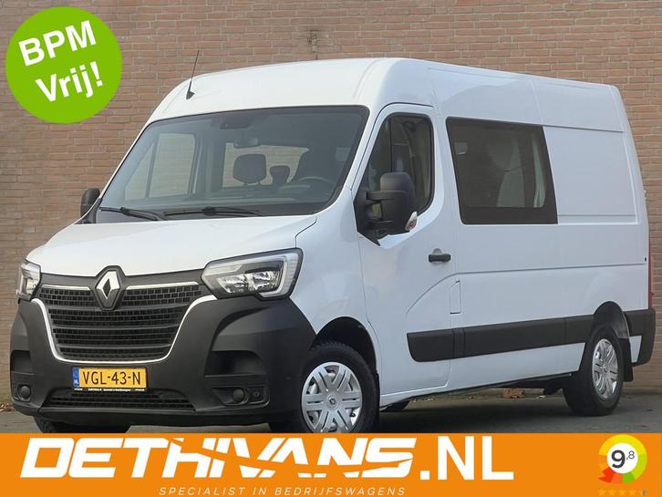 Renault Master 2.3dCi 135PK Dubbelcabine / Camera / Cruiseco, Auto's, Bestelauto's, Bedrijf, Te koop, ABS, Airconditioning, Alarm