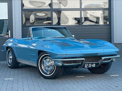 Chevrolet Corvette 327 V8 340pk C2 1963, Hardtop, Auto's, Oldtimers, Bedrijf, Metallic lak, Chevrolet, Benzine, Cabriolet, Handgeschakeld