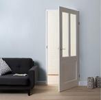 Voorgelakt binnendeur met glas Tijdloos Stomp en Opdek