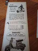 Advertentie van Lambretta scooter 5 1954, Ophalen of Verzenden, Gebruikt, Overige typen