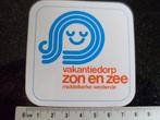 sticker vakantie dorp zon en zee middelkerke westende logo, Verzenden, Zo goed als nieuw, Bedrijf of Vereniging