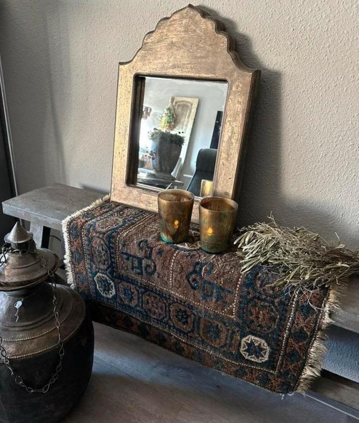 Hoffz spiegel Simba, Huis en Inrichting, Woonaccessoires | Spiegels, Nieuw, Minder dan 50 cm, Minder dan 100 cm, Rechthoekig, Ophalen of Verzenden