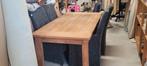 Leuke teakhouten eettafel 180 x 90, Ophalen, Gebruikt, Teakhout, Vijf personen of meer