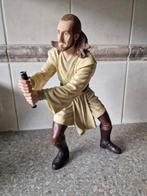 Star wars qui gon jinn liam neeson 38 cm groot 1999, Ophalen of Verzenden, Gebruikt, Actiefiguurtje