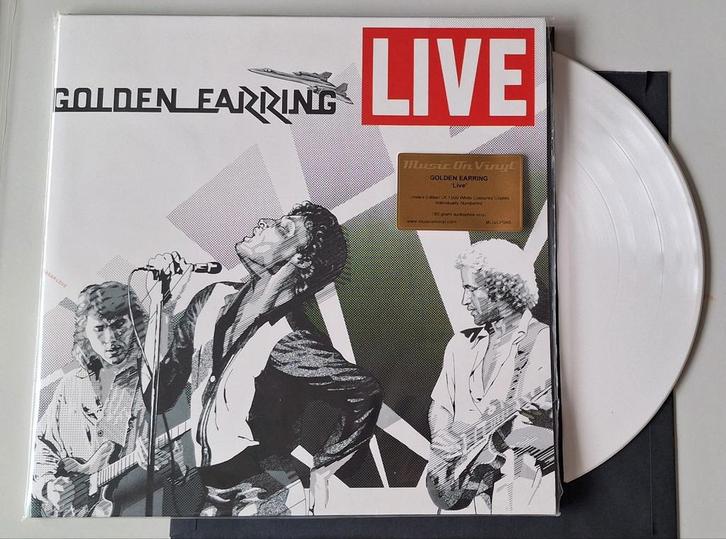 GOLDEN EARRING LIVE LIMITED GENUMMERDE UITVOERING AANBIEDING, Cd's en Dvd's, Vinyl | Rock, Zo goed als nieuw, Poprock, 12 inch