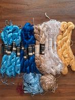 Partijtje Glamour zijde/ viscose garen 15 strengen, Ophalen of Verzenden, Zo goed als nieuw, Breien of Haken, Wol of Garen