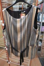 Topje nieuw streep beige zwart Atmos Fashion mt 44, Overige kleuren, Maat 42/44 (L), Nieuw, Ophalen of Verzenden