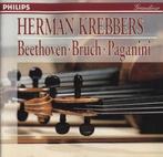HERMAN KREBBERS: Bruch/Paganini/Beethoven., Ophalen of Verzenden, Classicisme, Zo goed als nieuw, Orkest of Ballet